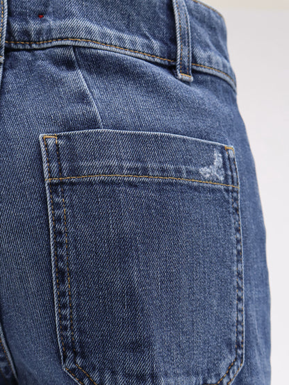Jane cotton blend jeans thumbnail