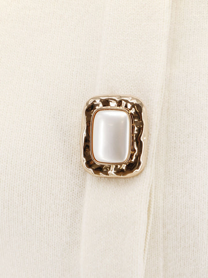 Cropped wool cardigan thumbnail