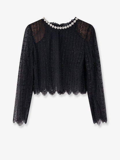 Lace top with rhinestones thumbnail