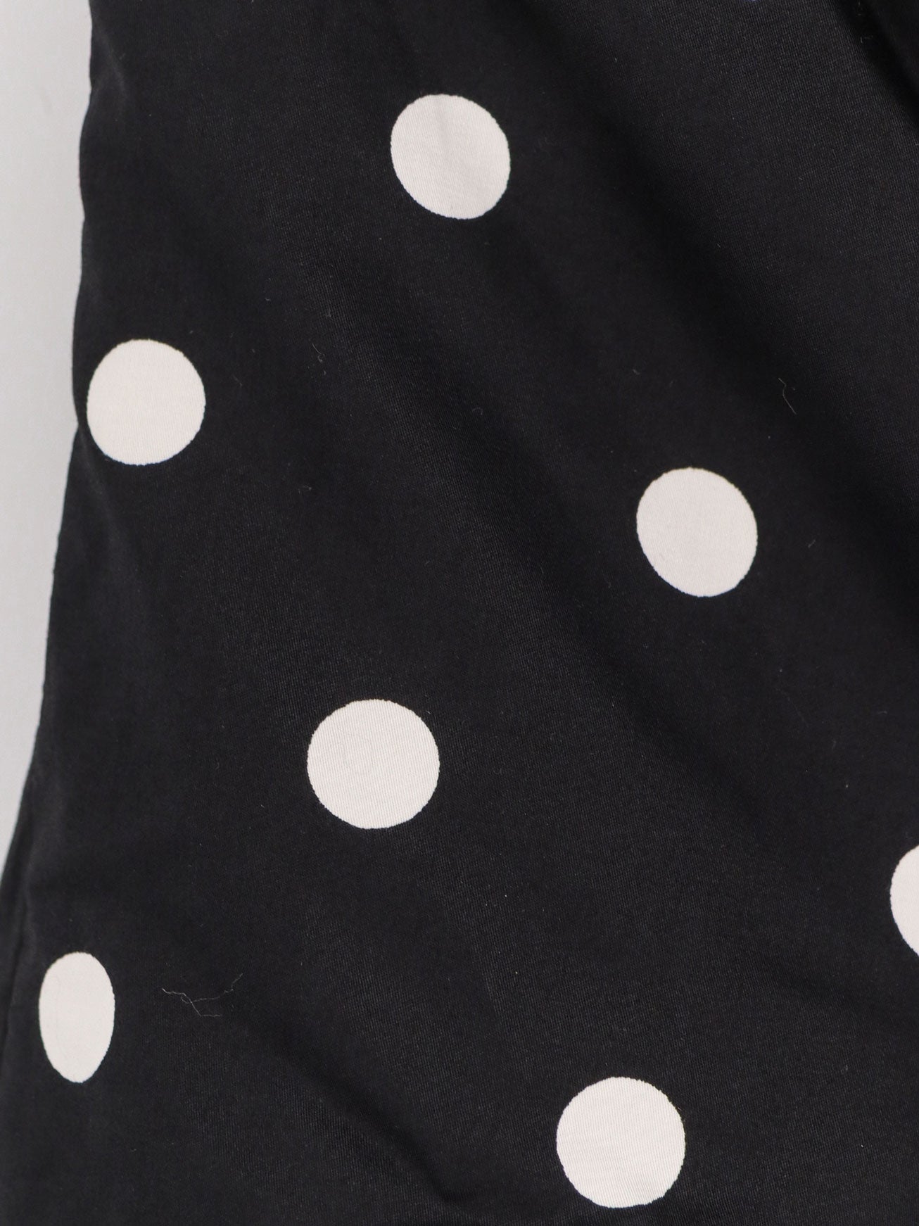 Polka-dots cotton mini dress