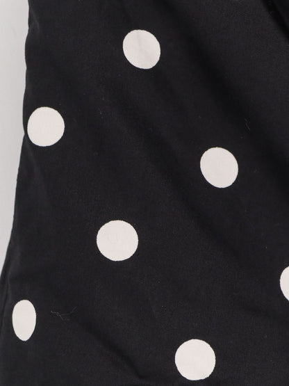 Polka-dots cotton mini dress thumbnail