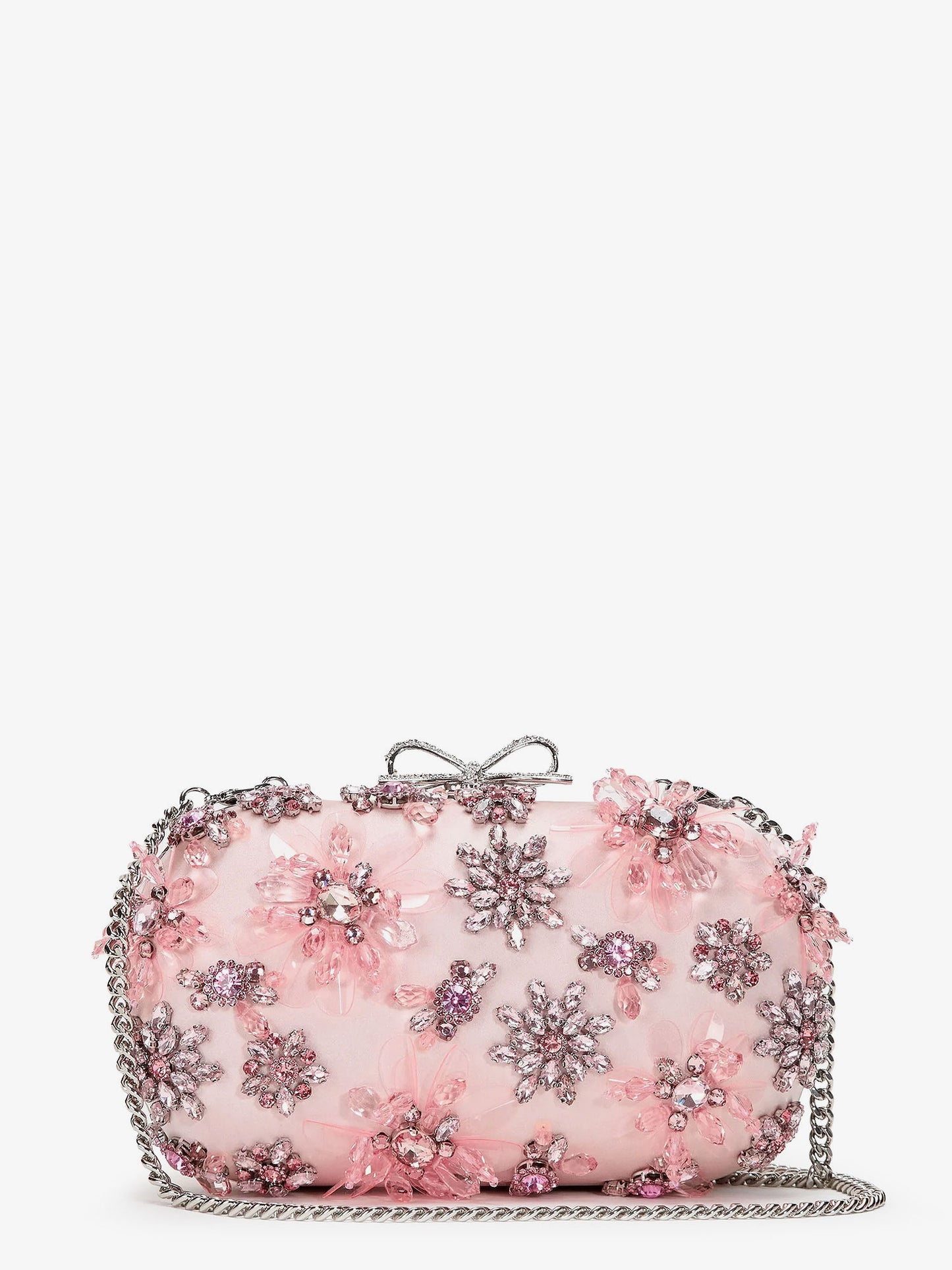 Clutch bag with crystals