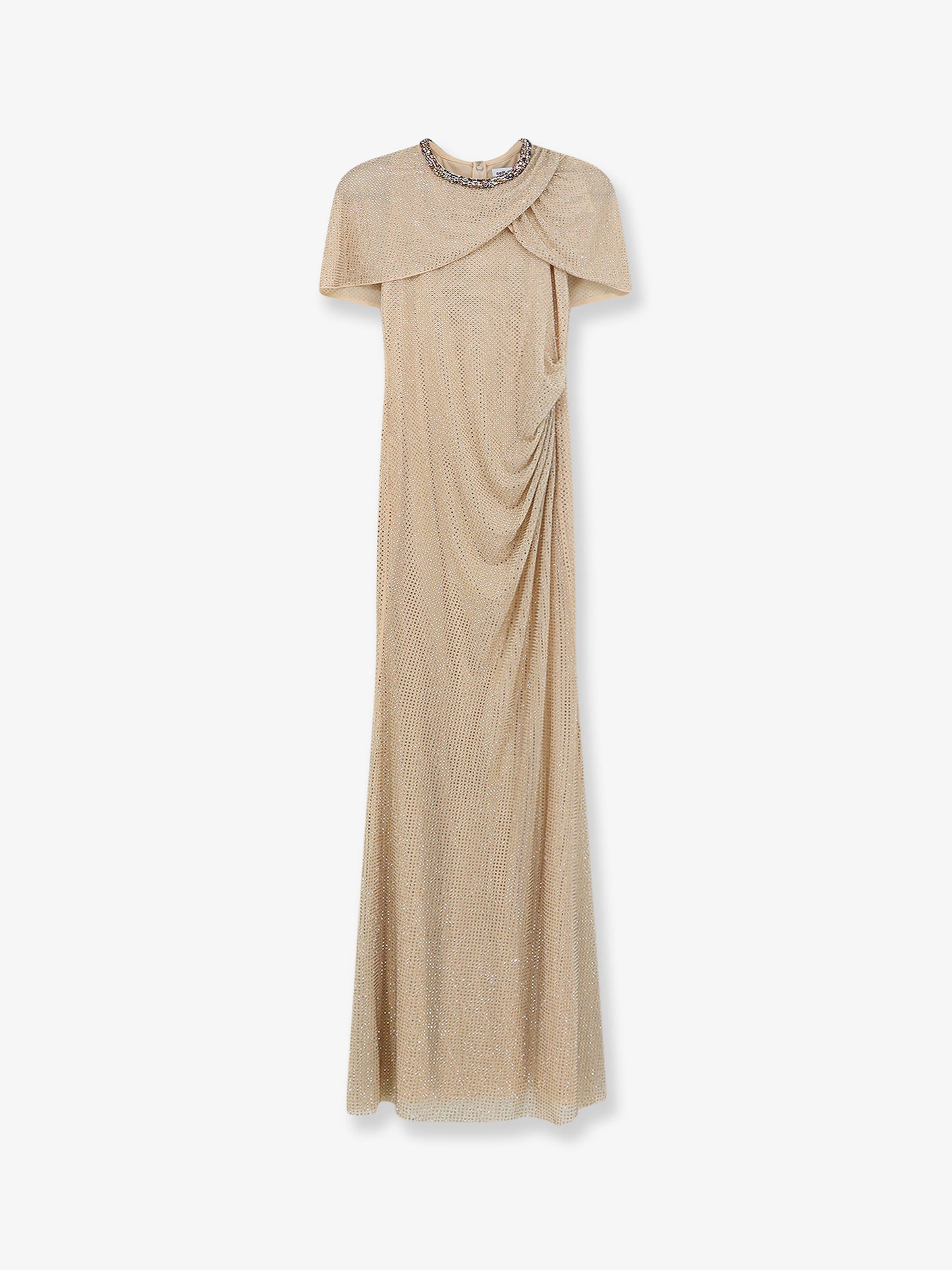 Vestito maxi con strass