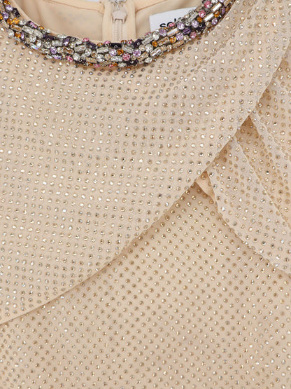 Vestito maxi con strass thumbnail