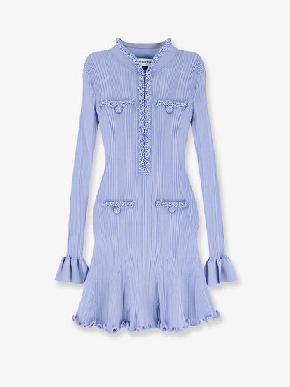 Ribbed knitted mini dress thumbnail