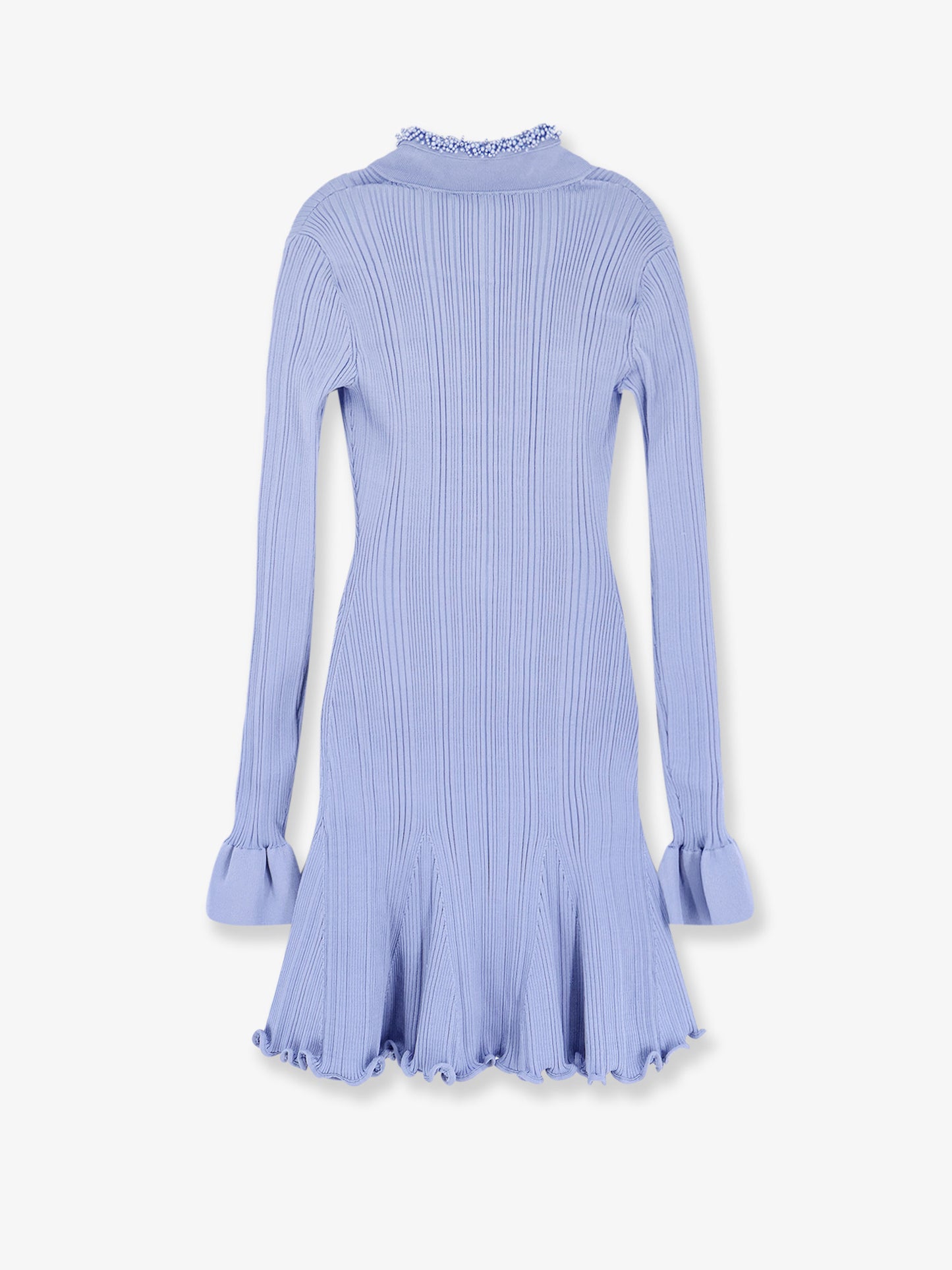 Ribbed knitted mini dress