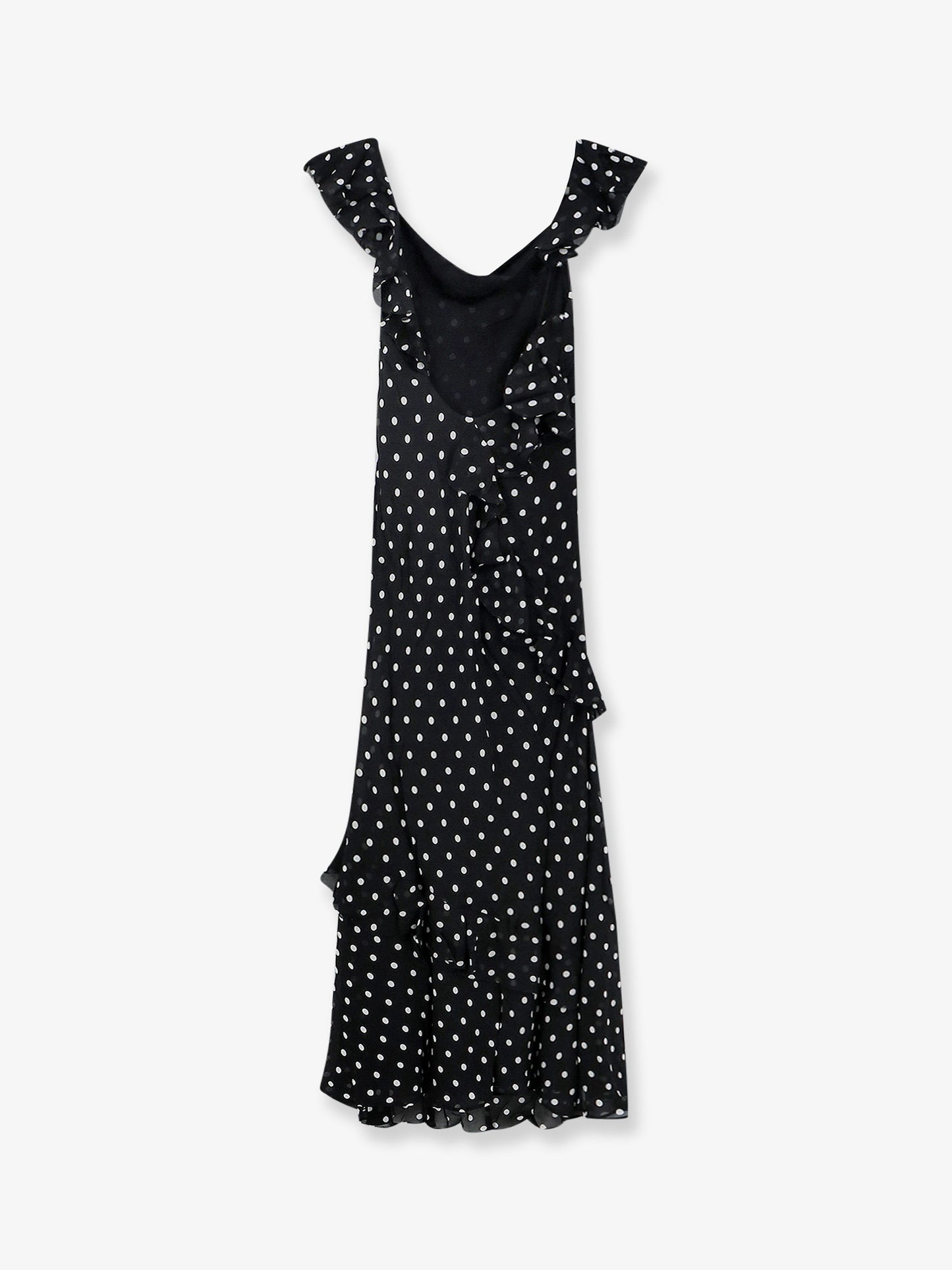 Vestito a pois in viscosa