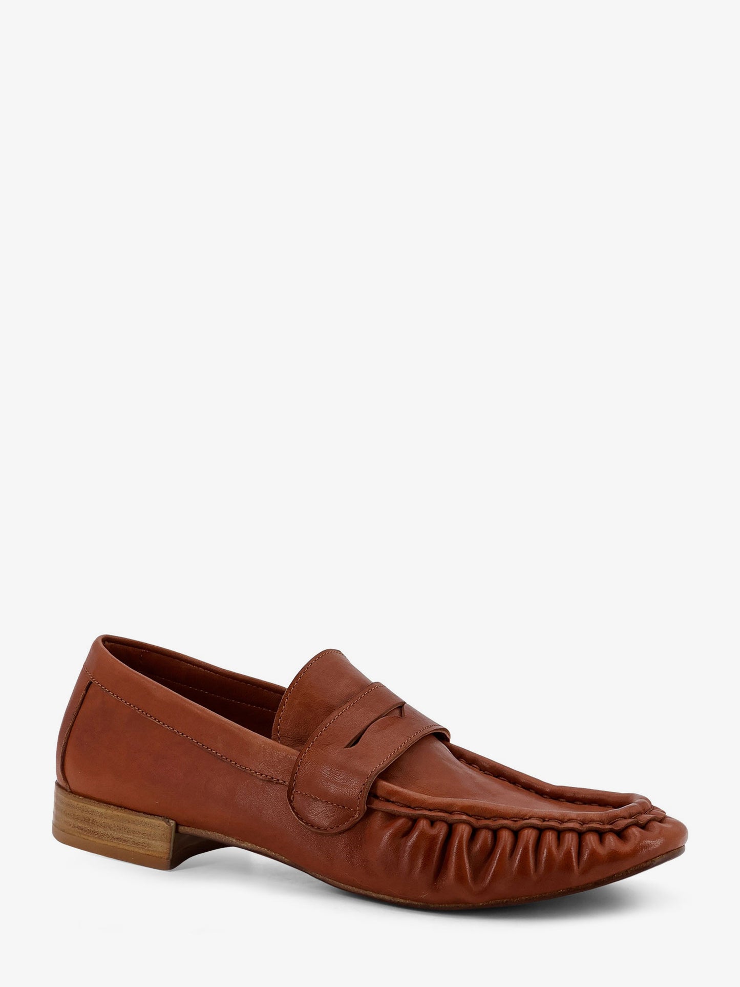 Leather loafers