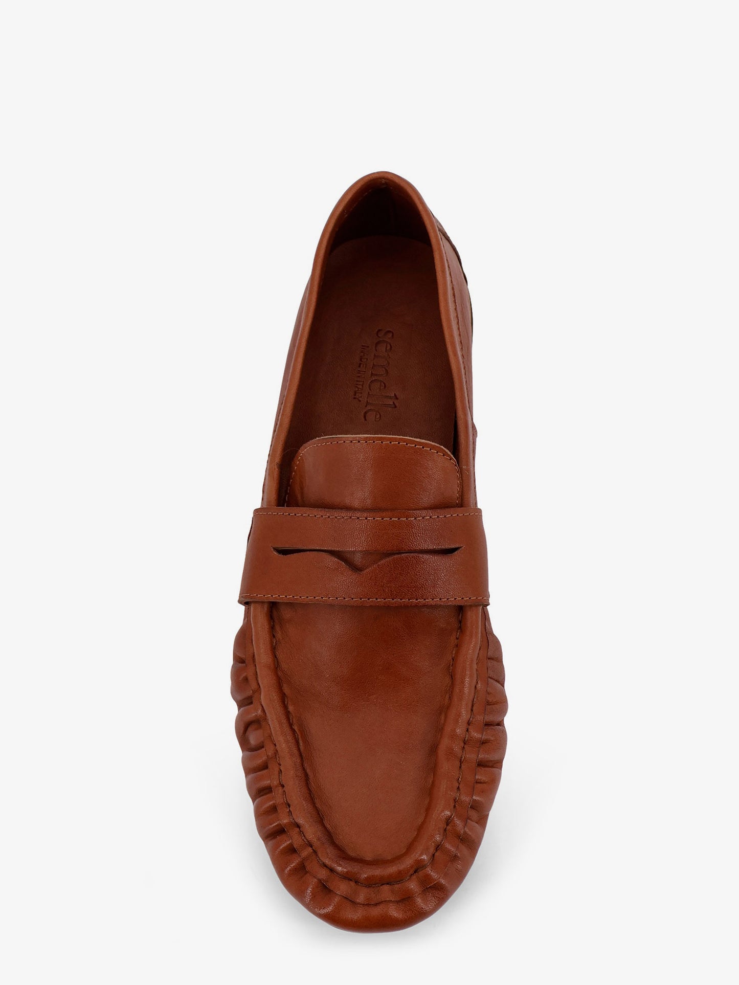 Leather loafers