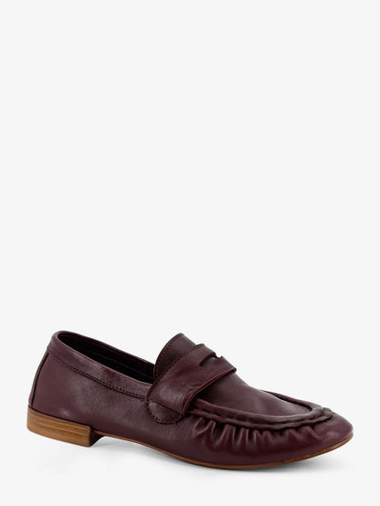 Laminated leather loafers thumbnail