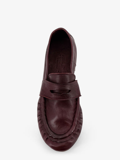Laminated leather loafers thumbnail