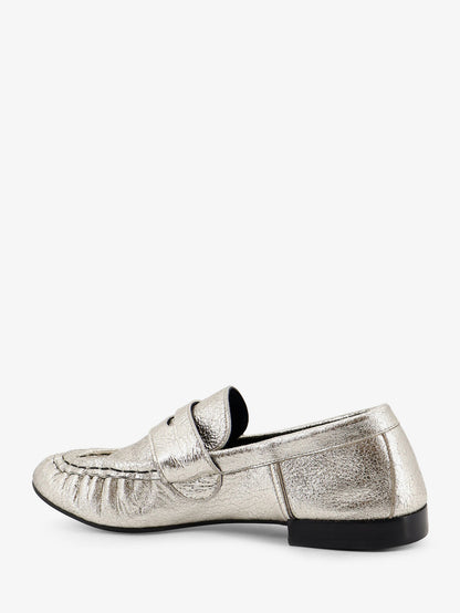 Laminated leather loafers thumbnail