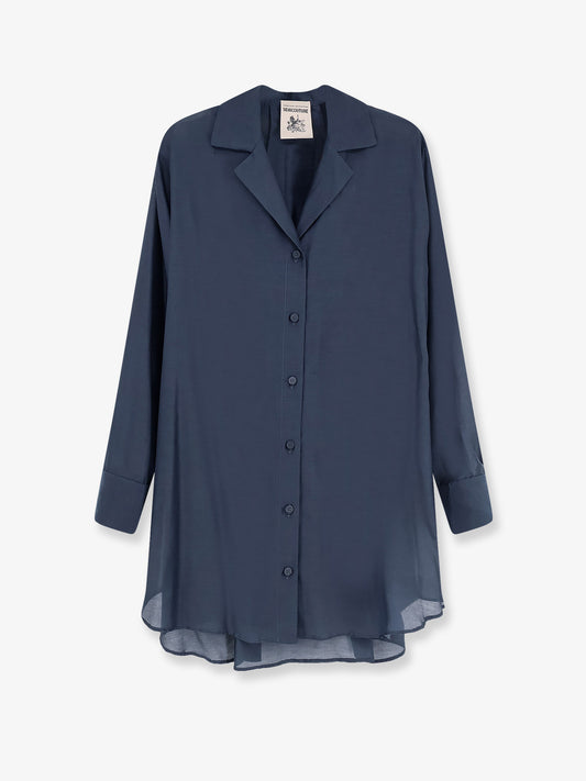 Cotton and silk shirt