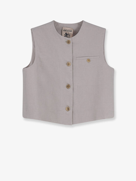 Linen vest