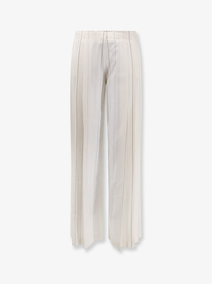 Viscose and virgin wool trousers thumbnail