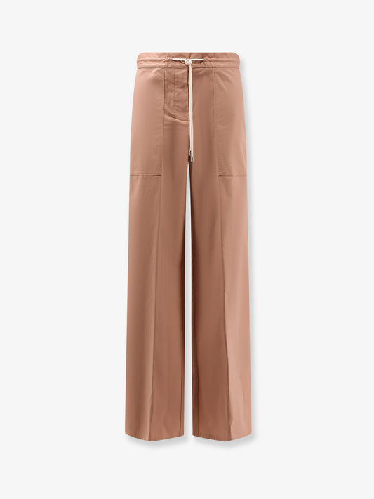 Stretch cotton trousers