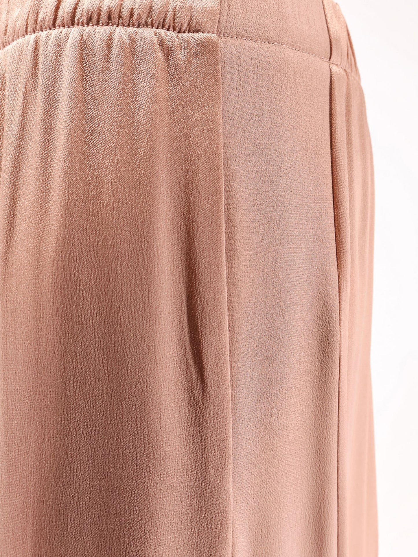 Satin trousers