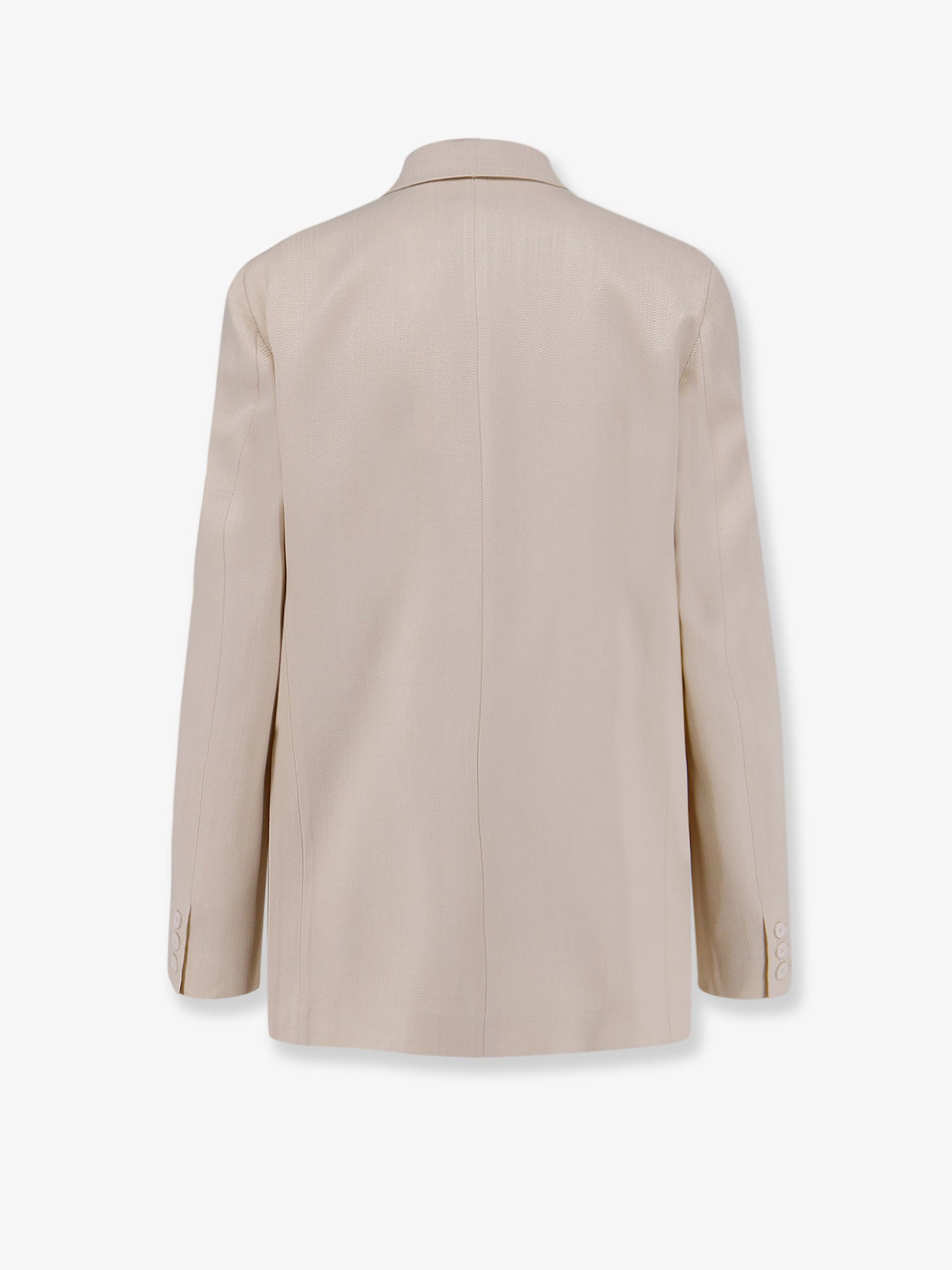 Single-breasted viscose blazer