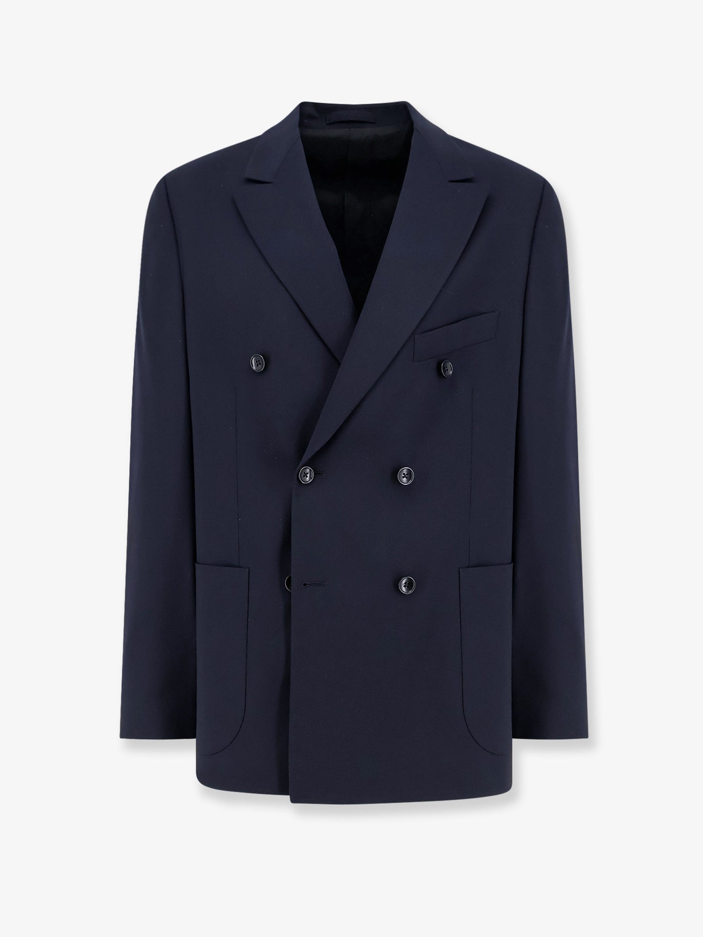 Stretch wool blazer