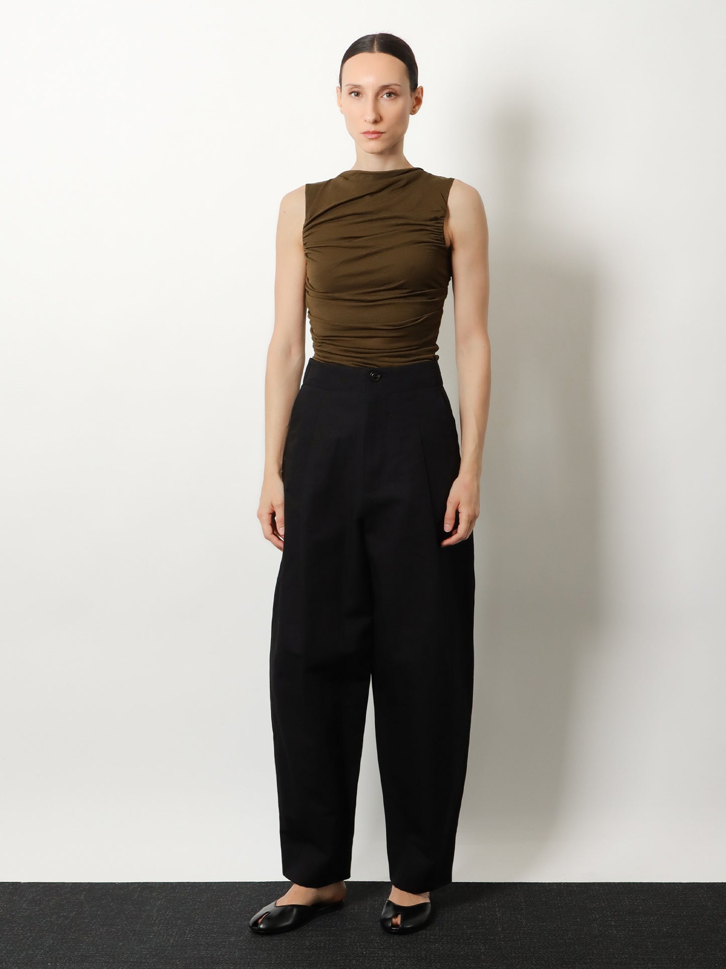 Pantaloni Daley in cotone biologico e lino