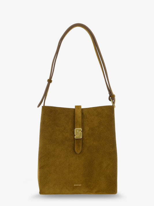 Bello suede shoulder bag