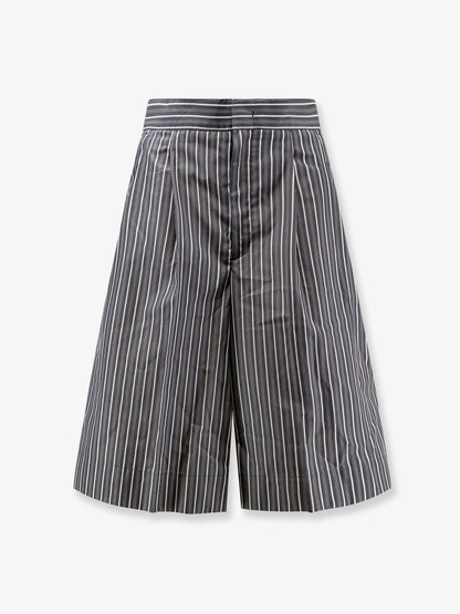 Henna striped cotton bermuda shorts thumbnail