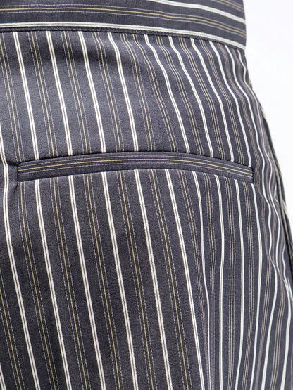 Henna striped cotton bermuda shorts thumbnail