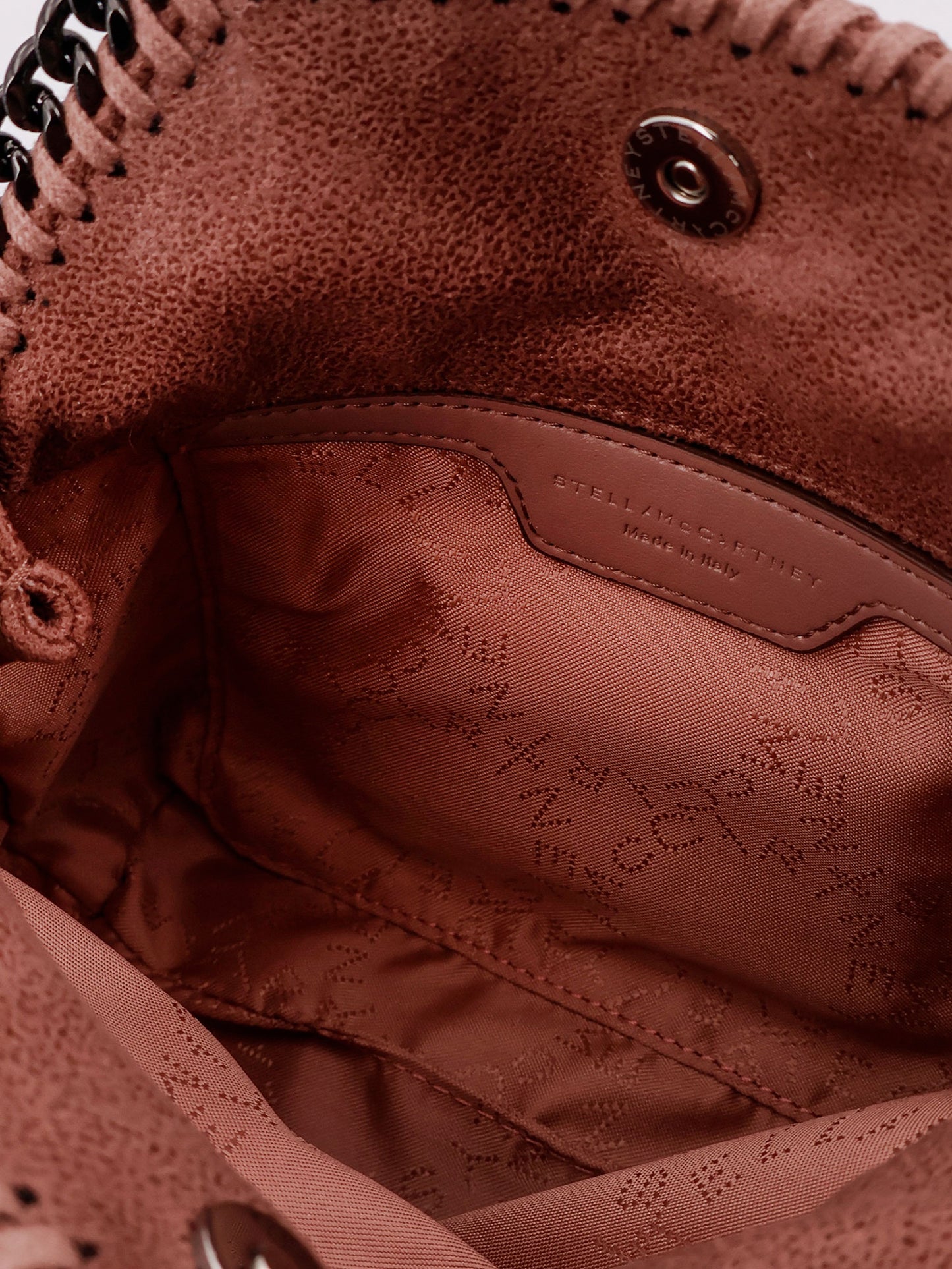 Micro Falabella Shaggy Deer fabric crossbody bag