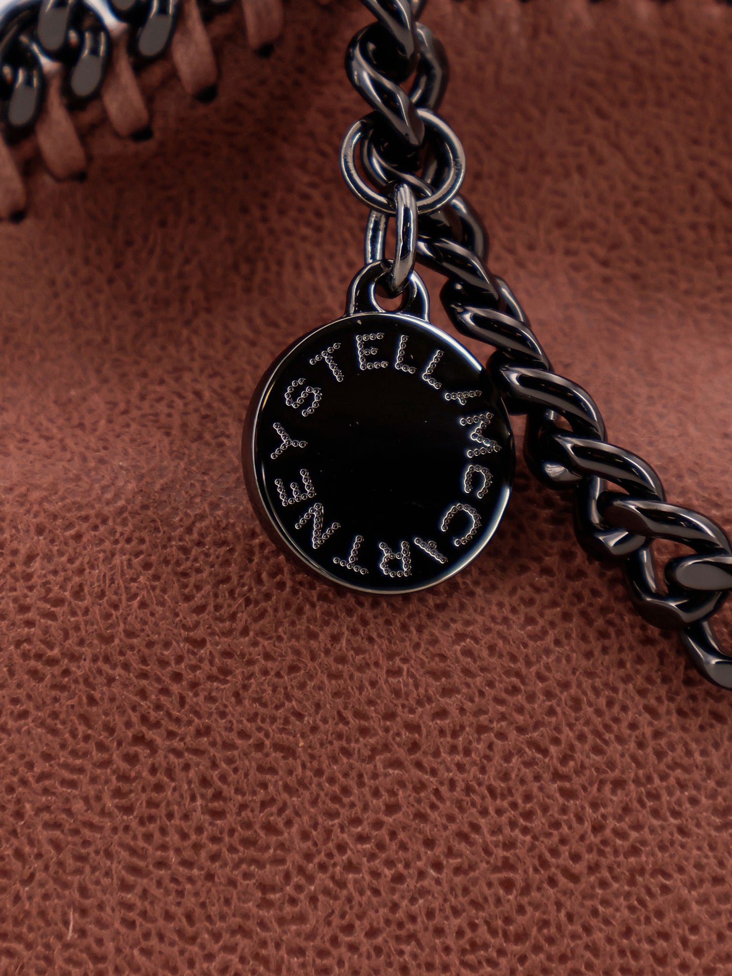 Micro Falabella Shaggy Deer fabric crossbody bag