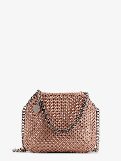 Falabella Mini mesh and crystal crossbody bag thumbnail