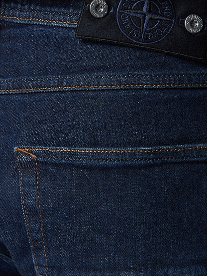 Stretch Indigo Denim-Rinsed Jeans thumbnail