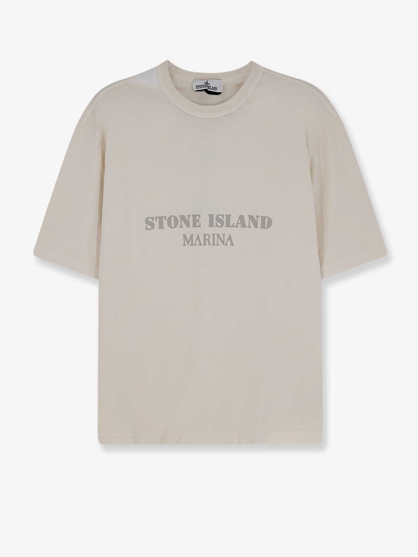 Cotton T-shirt with front logo print