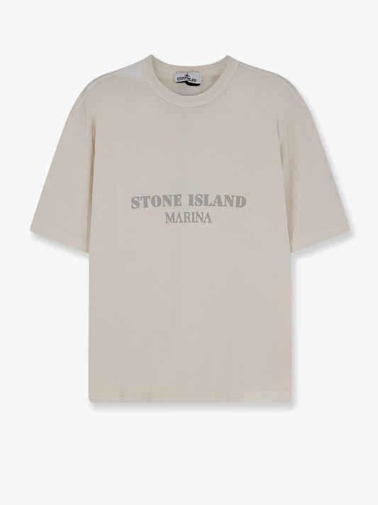 Cotton T-shirt with front logo print