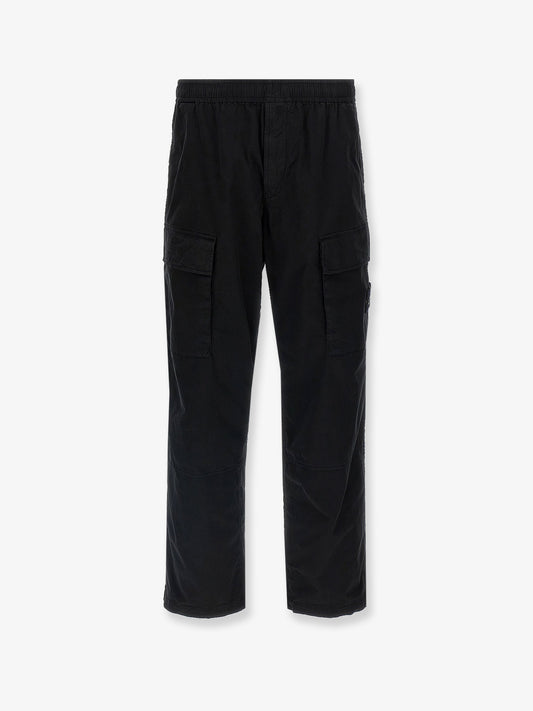 Stretch organic cotton trousers