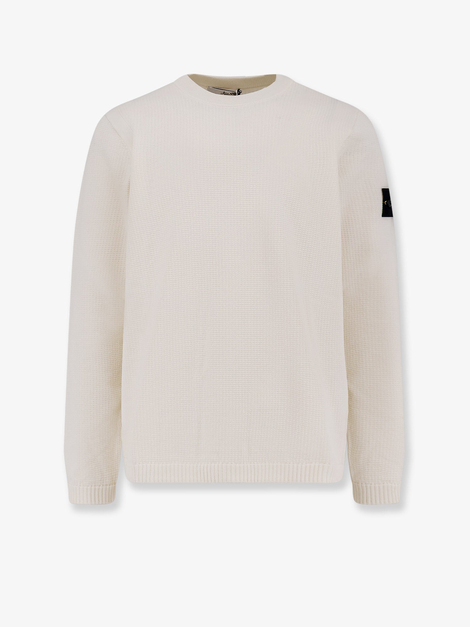 STONE  ホワイトニット Organic cotton sweater STONE ISLAND - Nugnes1920