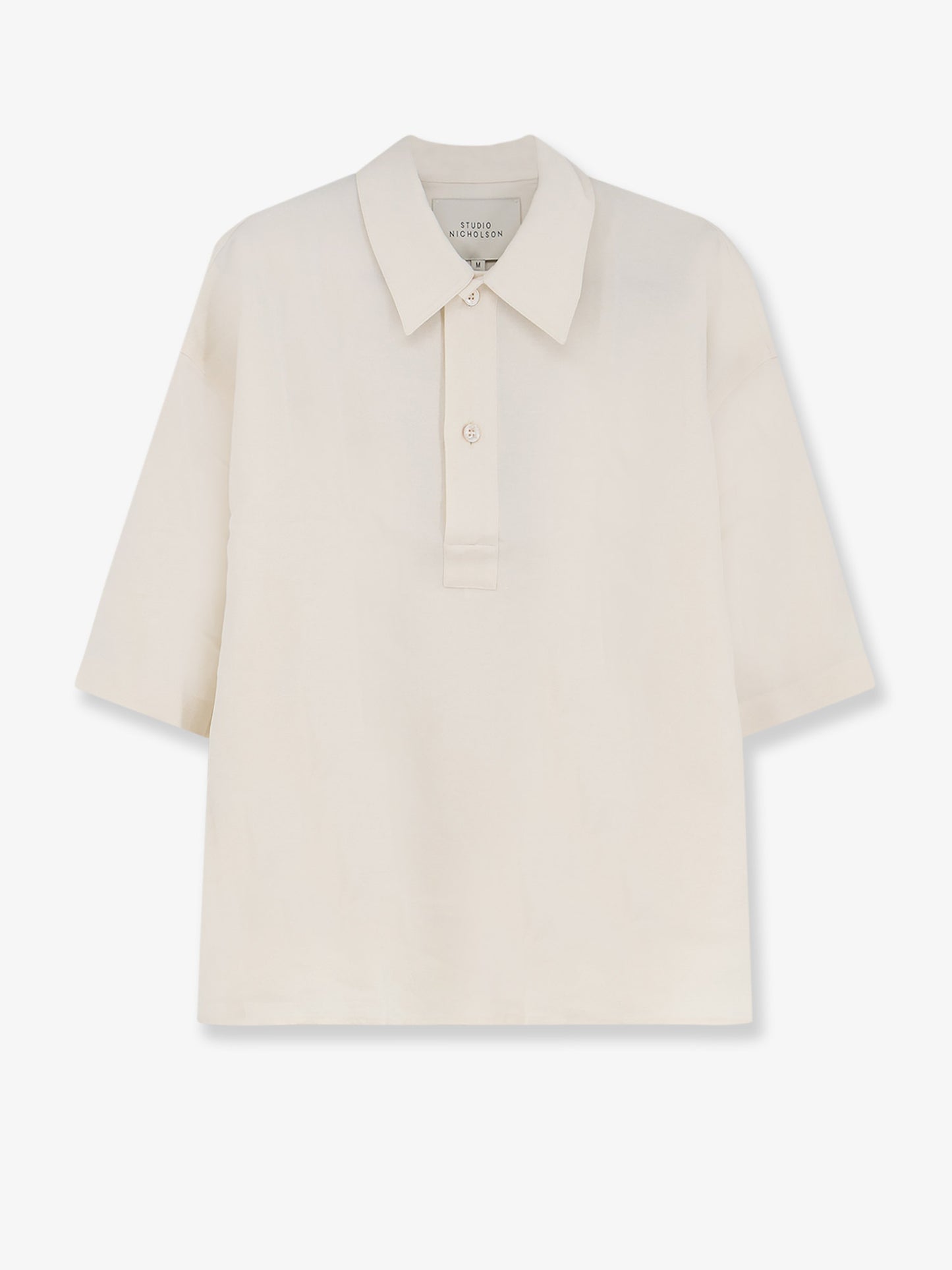 Viscose and linen blend shirt
