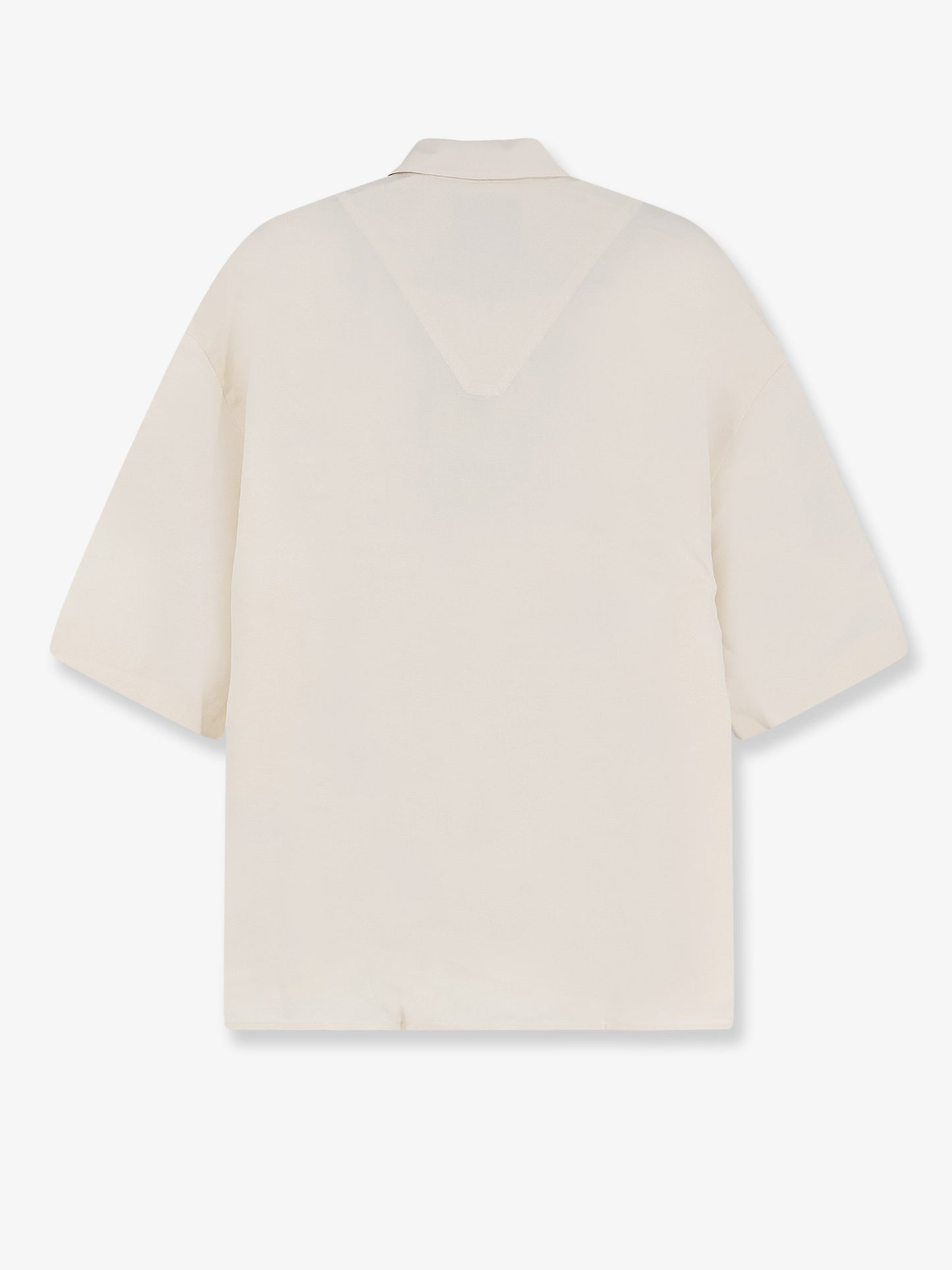 Viscose and linen blend shirt