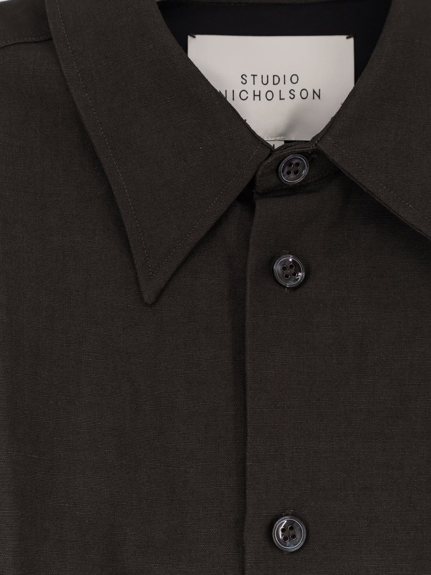 Wool and linen shirt