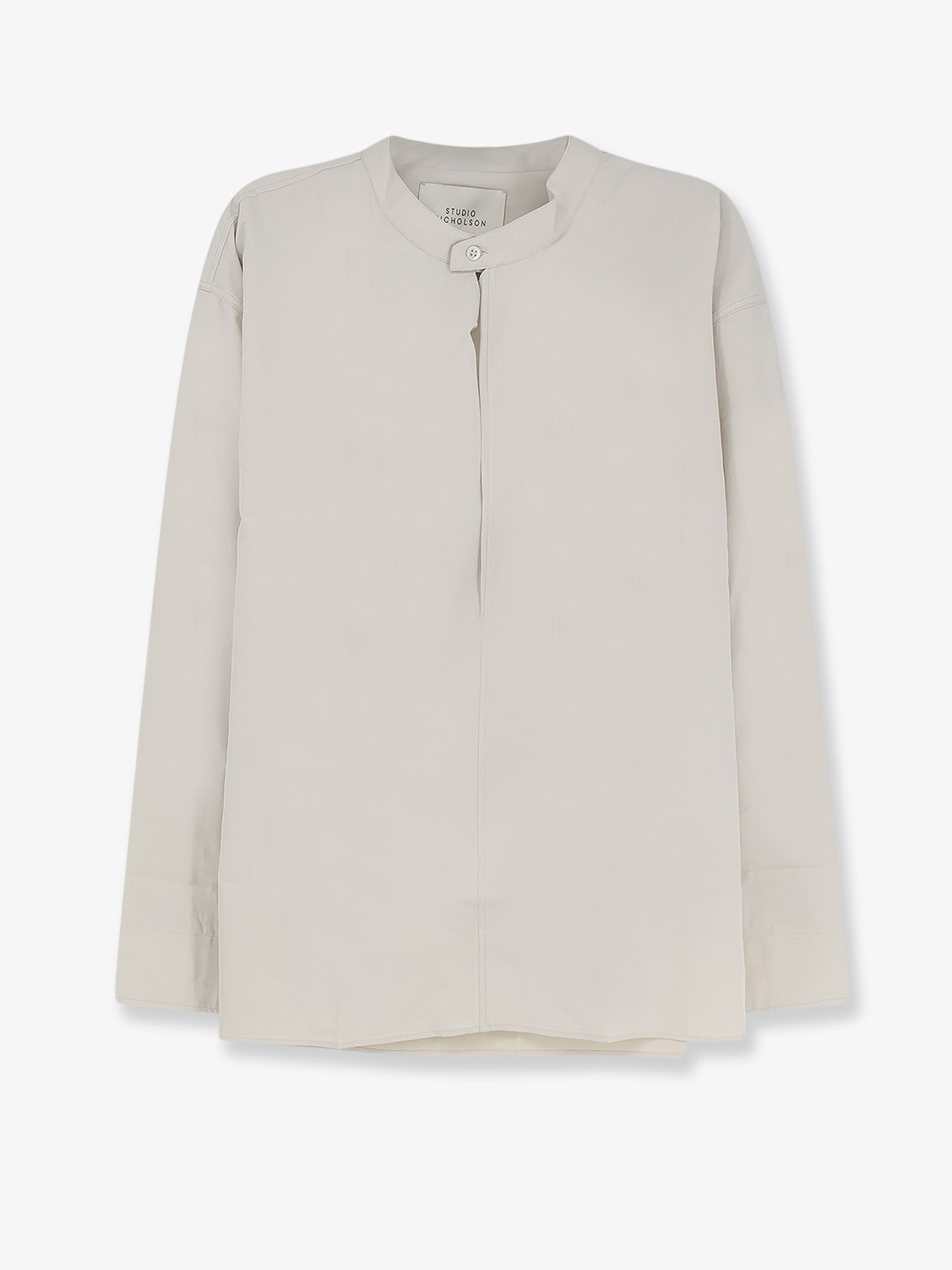 Viscose and cotton blend shirt