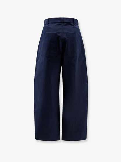 High waist cotton trousers thumbnail