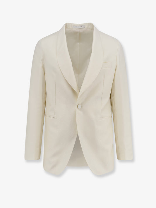 Virgin wool and lyocell blazer