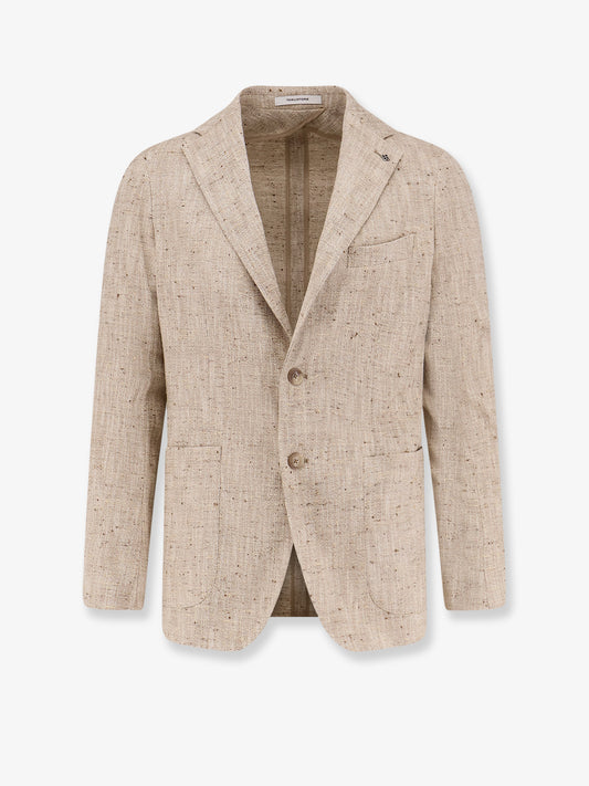 Cotton, silk and hemp blazer