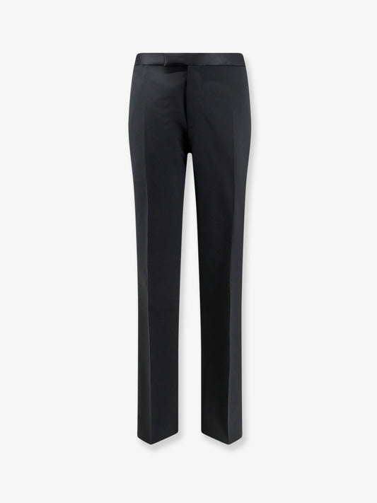 Tuxedo virgin wool trousers