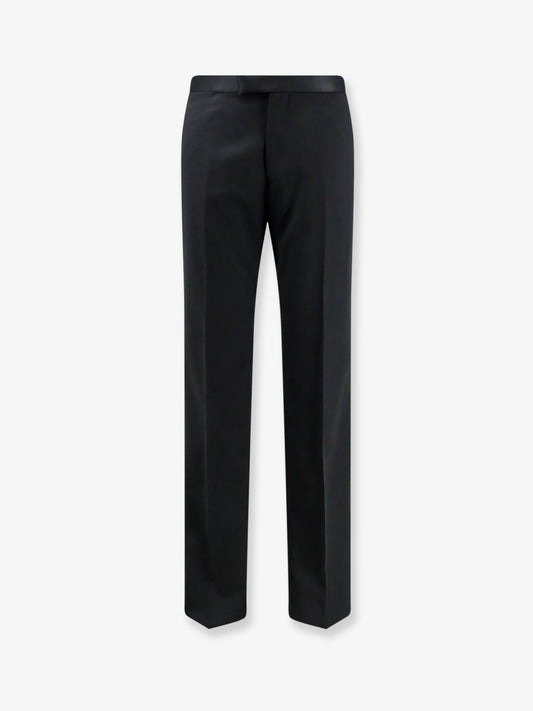 Tuxedo virgin wool trousers
