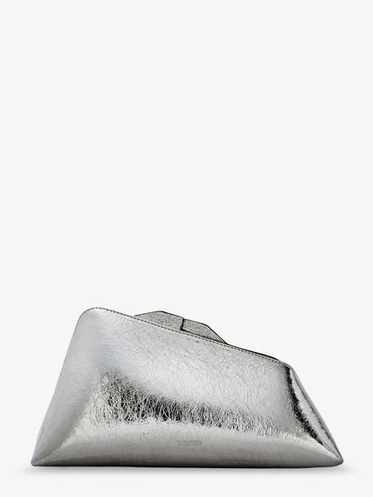 Pochette 8.30 PM in pelle laminata con logo inciso sul fondo thumbnail