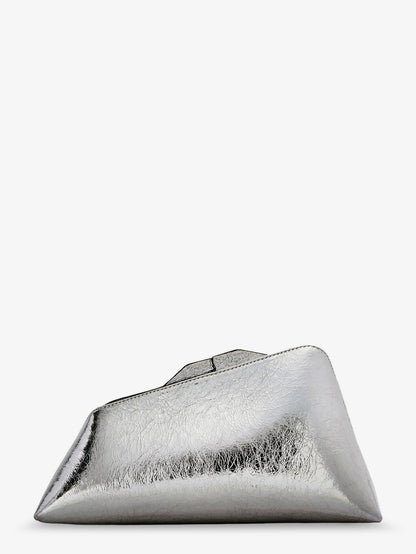 Pochette 8.30 PM in pelle laminata con logo inciso sul fondo thumbnail