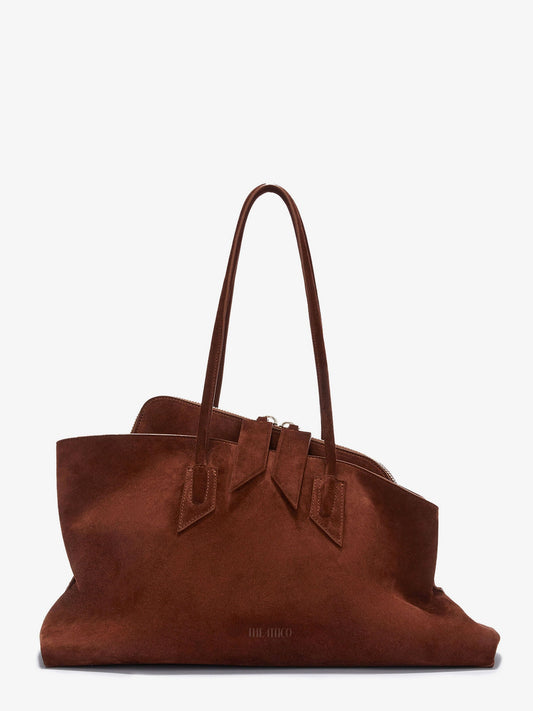 La Passeggiata suede shoulder bag