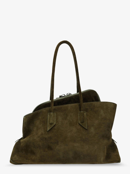 La Passeggiata suede shoulder bag thumbnail