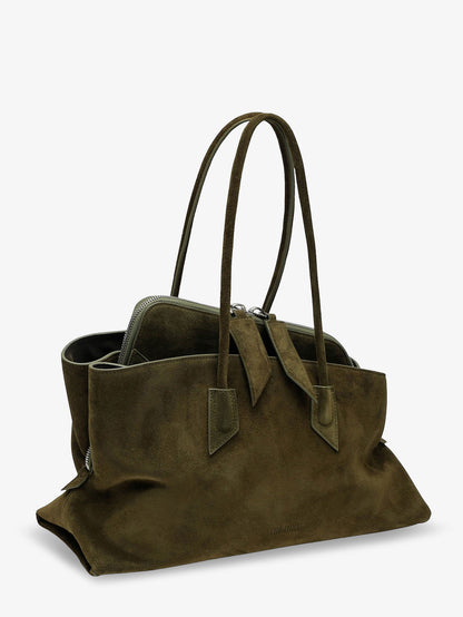 La Passeggiata suede shoulder bag thumbnail