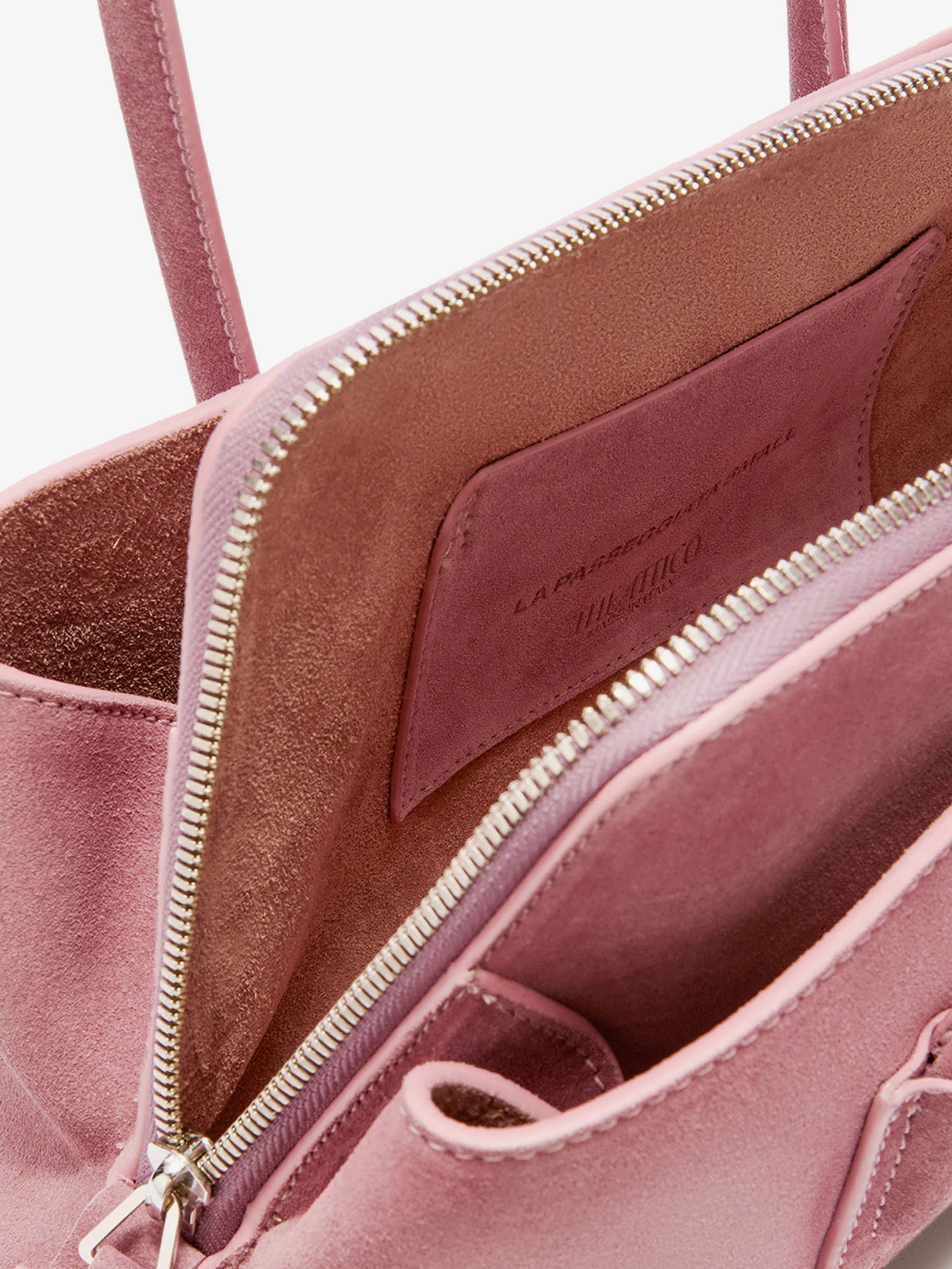 La Passeggiata suede shoulder bag